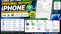 Cara Setting Personal Hotspot iPhone