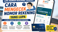Cara Mengecek Nomor Rekening yang Lupa