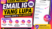 Cara Melihat Email IG yang Lupa