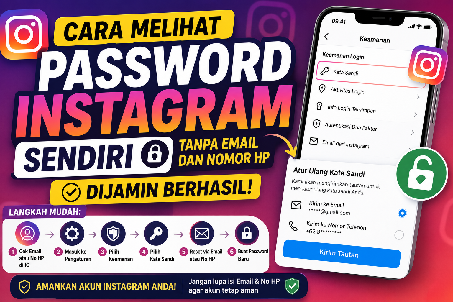 Cara Melihat Password Instagram Sendiri