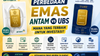 perbedaan Emas Antam dan UBS